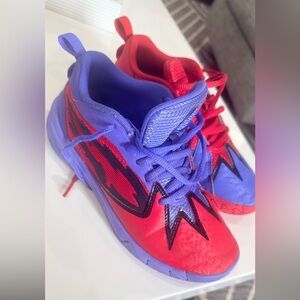 PUMA Kids Boys Scoot Zeros Pred Lace Up Sneakers Shoes Casual - Purple, Red